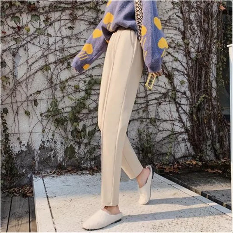 Рисунок 6 - Осенне-зимние женские плотные брюки с высокой талией