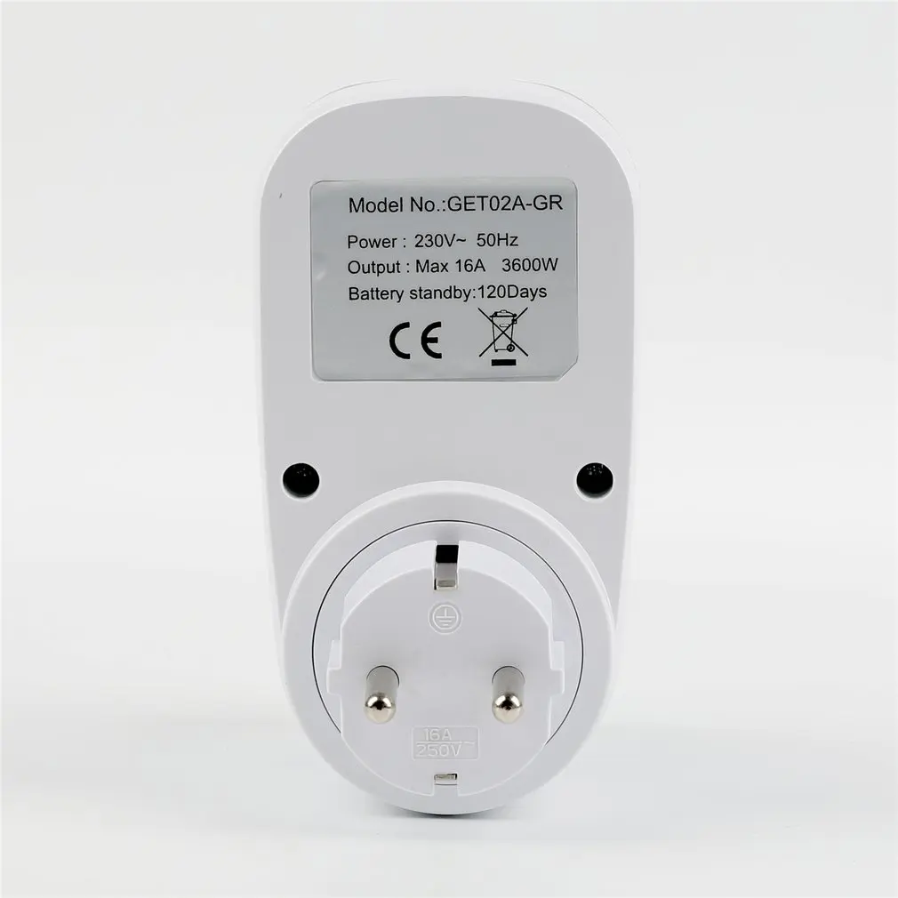 

New Programmable Weekly Digital Smart Timer Switch Outlet Plug Timing Socket Countdown 15A for Kitchen Battery Car