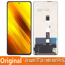 Écran tactile LCD, 6.67 pouces, pour Xiaomi Mi 10T Lite 5G Redmi Note 9 Pro 5G, Original=