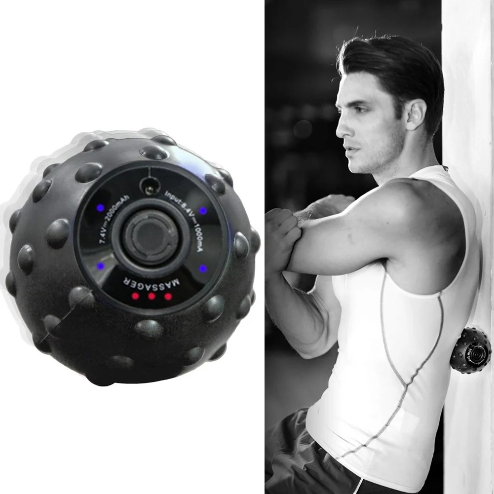 

4 Speed High Intensity Vibrating Massage Ball for Fitness Yoga Muscle Relief Treatment FDX99
