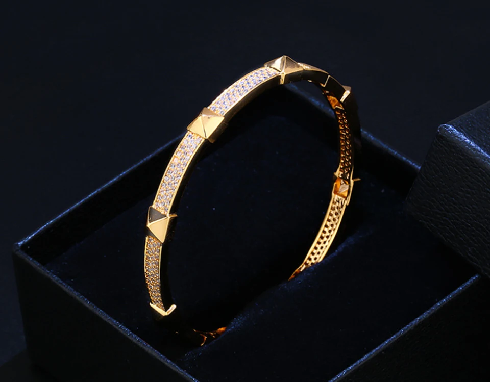 Zlxgirl, медные браслеты, кубический цирконий, роскошный бренд, браслет для женщин, CZ Медь, золотой узел, браслет, браслет, бархатная сумка