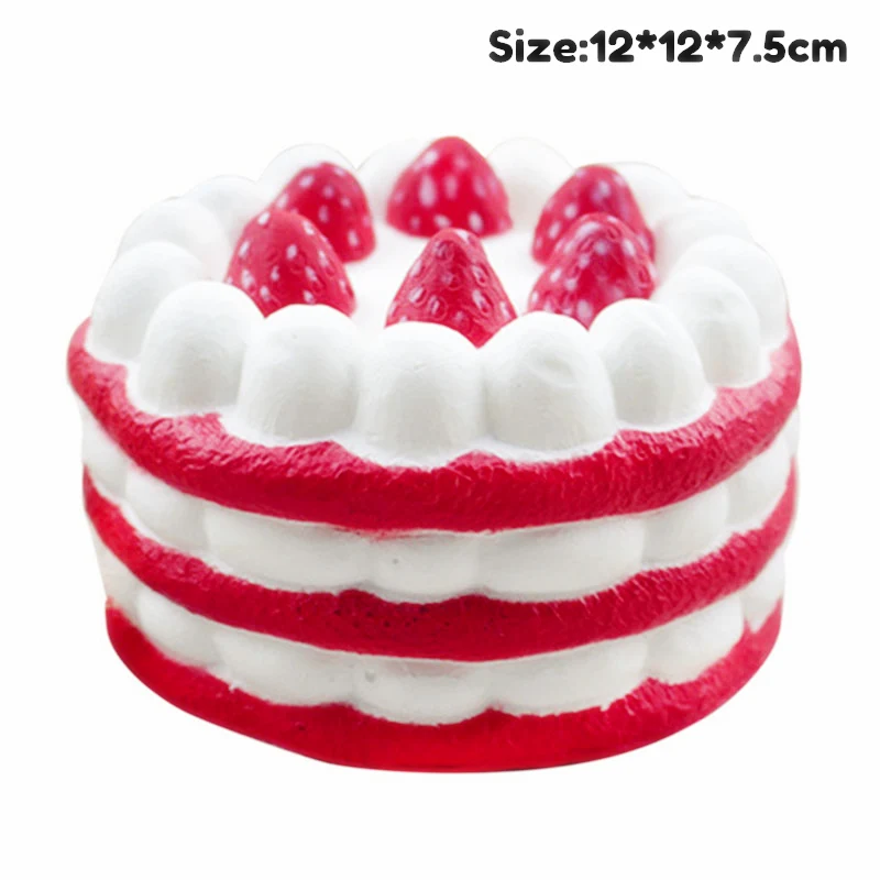 Мягкий медленно нарастающее при сжатии, игрушка, подарок на день рождения торт Мороженое чашка кошка Панда Свинья очки ананас принцесса Хлюпать игрушки для дет - Цвет: SW-HSDG-116