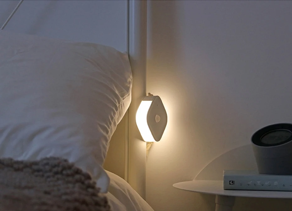 HOCO Led Induction Night Light Human Body Induction Night Light Lamp USB Rechargeable LED Light