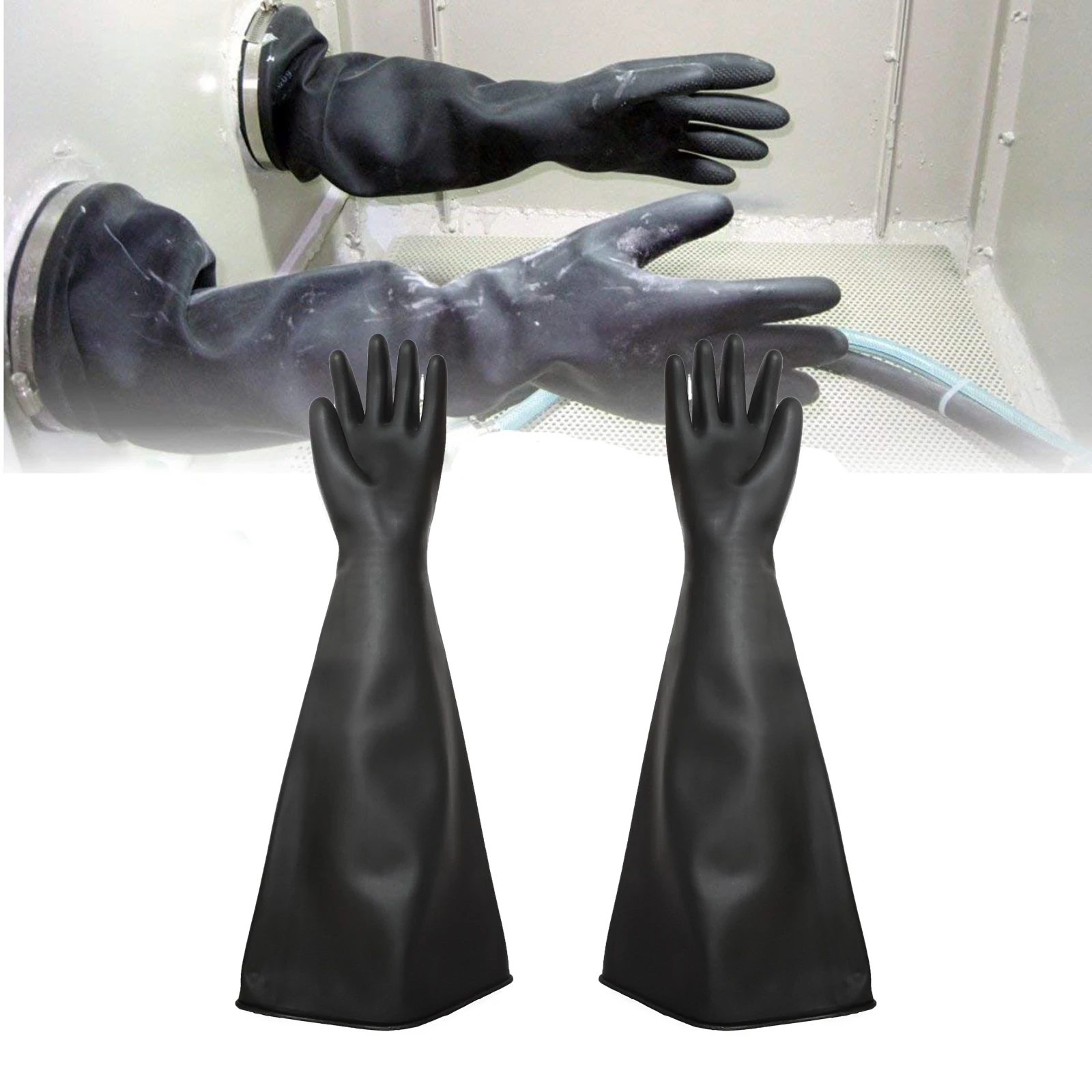 HOLDWINHeavyduty100NaturallatexGlovesforSandblasterThickened