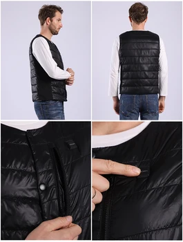 

Outdoor Men Electric Heated Vest USB Heating Vest Winter Thermal Polyester Camping Hiking Warm Hunting Jacket