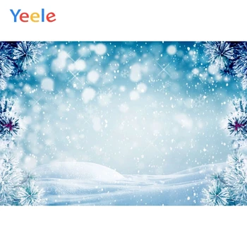 

Yeele Christmas Backdrop Winter Snow Tree Bokeh Newborn Baby Birthday Party Photocall Photography Background For Photo Studio