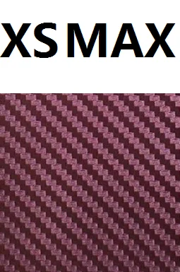 Наклейка для мобильного телефона для iPhone XS Max XR X градиентная углеродная волоконная мягкая защитная пленка для iPhone X наклейка аксессуары EEMIA - Цвет: xs max- copper