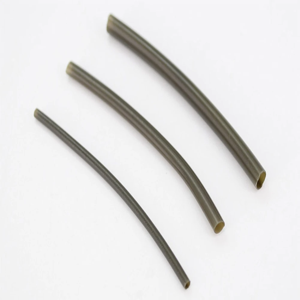 1mm 100 шт. Соединительный крючок для карпа, аксессуар, Гибкие Рукава, защита от снастей, наружная Замена рыболовной трубки, выдвижная термоусадочная - Цвет: 1mm