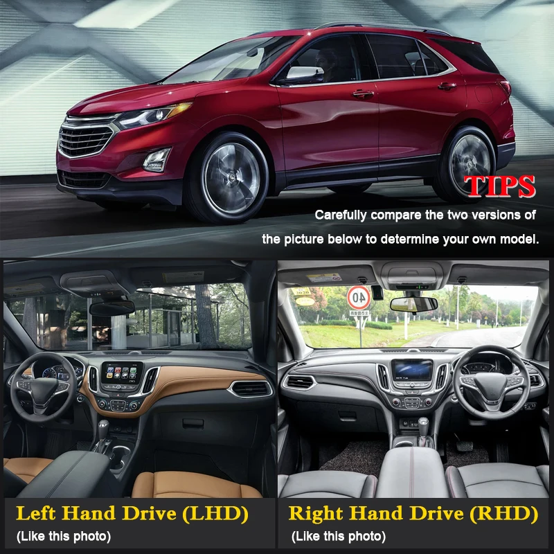 Car Styling Dashboard Avoid Light Pad Instrument Platform Cover Mat Rose For Chevrolet Equinox-Present LHD&RHDAnti-Dust Mat