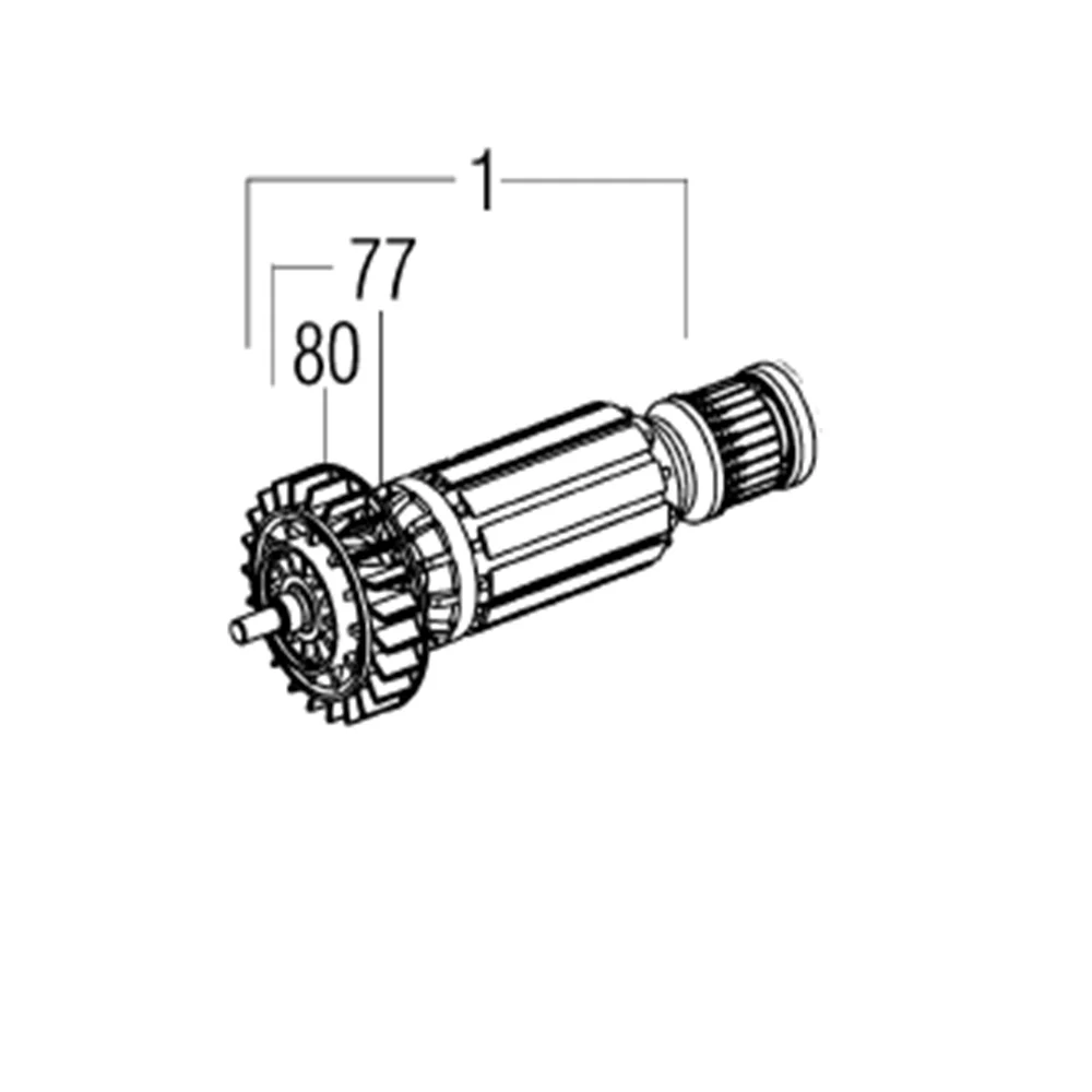 220-240V Armature Rotor FOR METABO GE710Compact AntriebsmotorIK FME737 OFE738 310010610 | Инструменты