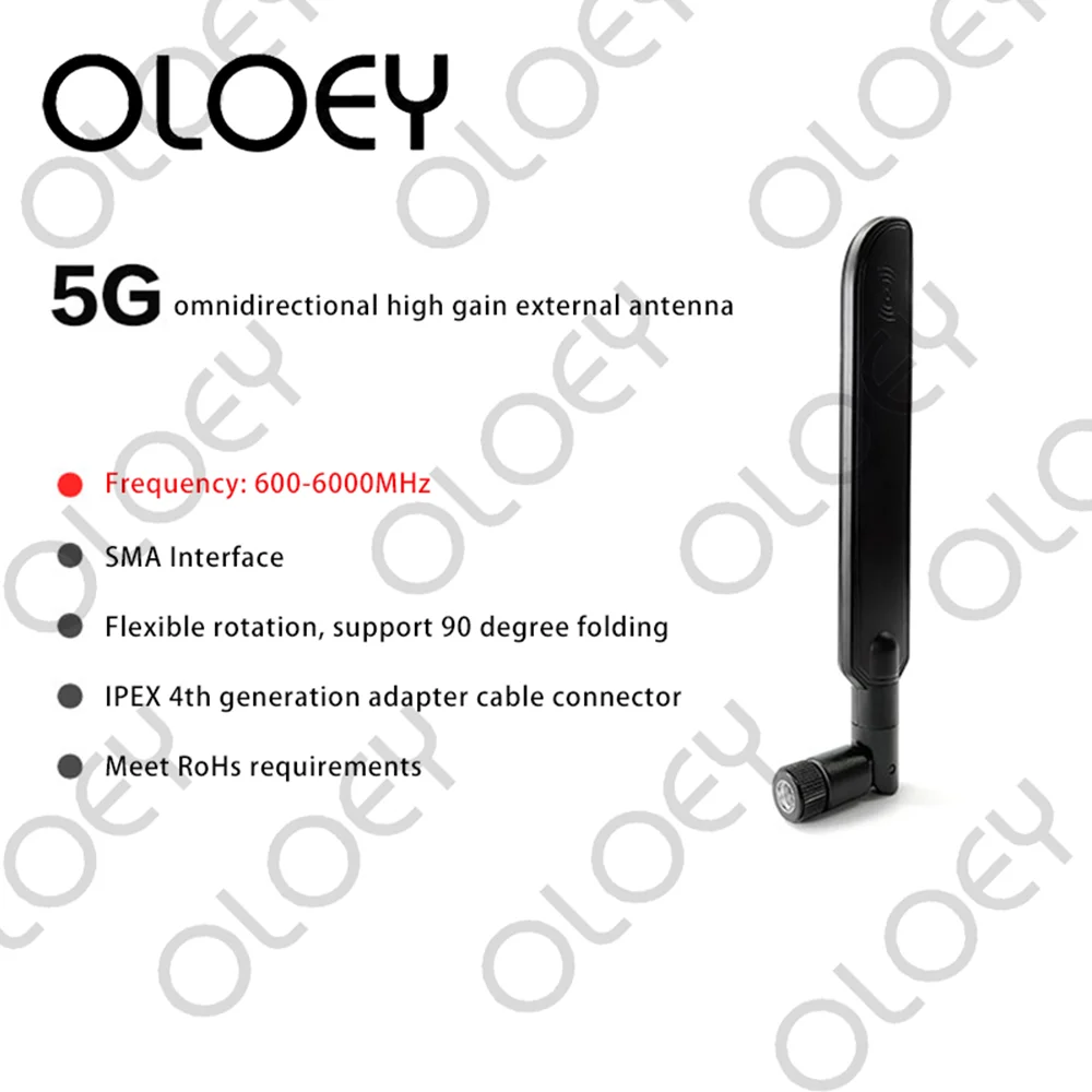 5G 600MHz-6000MHz Omnidirectional Module Antenna for Quectel RM500Q-GL SIM8202G-M2 SIM8200EA-M2 MH5000-31 AirPrime EM9190 |