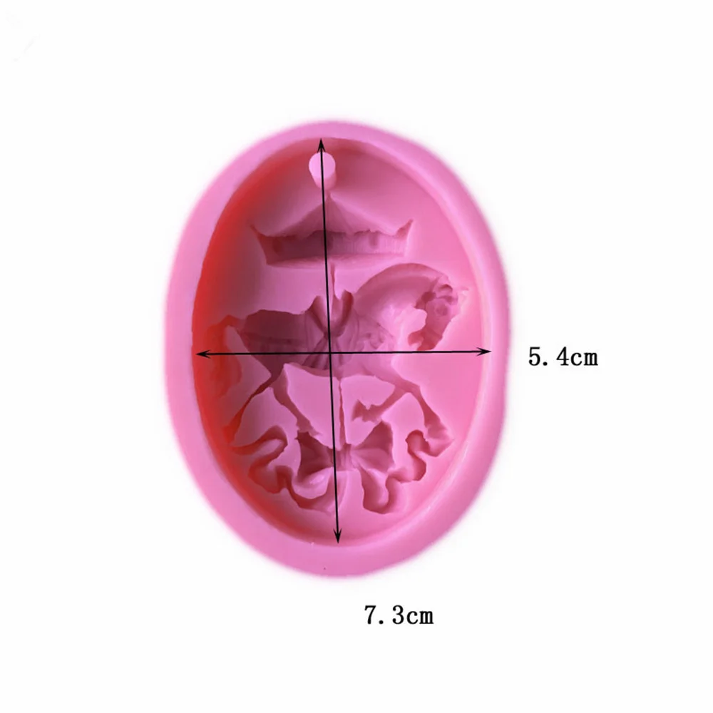 3D троянская лошадь Форма Мыло силиконовая форма помадка торт формы Шоколадные конфеты печенье формы DIY Свадебные украшения выпечки инструменты