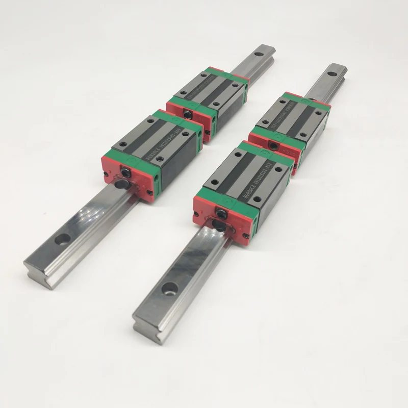 Линейная направляющая HGR15 HGH15 300/550/1000 мм тип 15 2 шт. + 4 каретки HGH15CA блоки для ЧПУ|linear