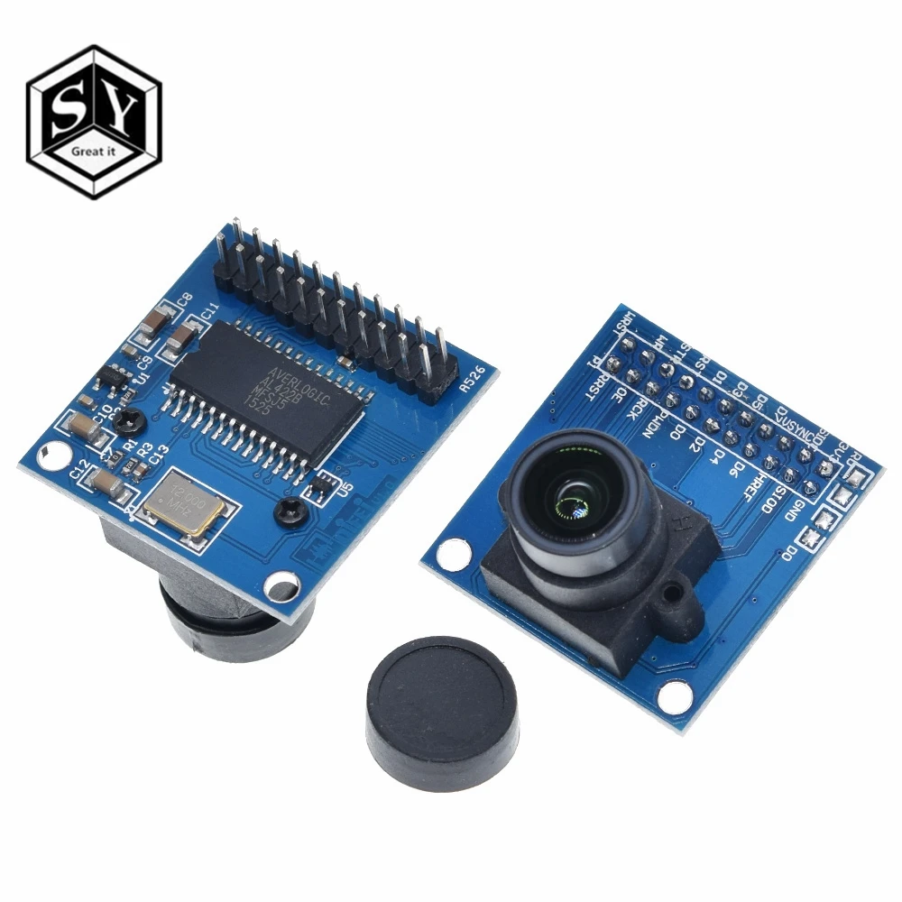 GREAT IT 1 шт. 640x480 VGA OV7670 FIFO CMOS камера модуль буфера AL422B SCCB IEC хорошее |