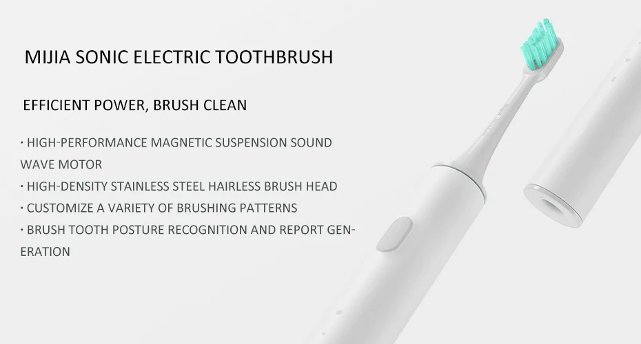 Xiaomi Mijia Sonic электрическая зубная щетка перезаряжаемый звуковой водонепроницаемый Контроль приложения Bluetooth Встроенные датчики Bluetooth Rechargeab