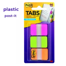 Post it Plastic Durable Index Label Tough Enough Won't Wrinkle Filing Category Tag Sticky notes 66 pages per pack 3M Post-it