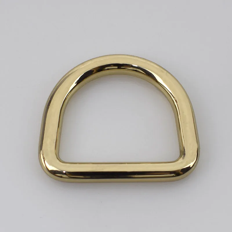 4 шт. Meetee 20/25/30 мм металлический уплотнительное кольцо в виде буквы D пряжка сумка кошелек ремень ошейник цепи веб-ди застежка для сумок и аксессуаров G7-3 - Цвет: Gold
