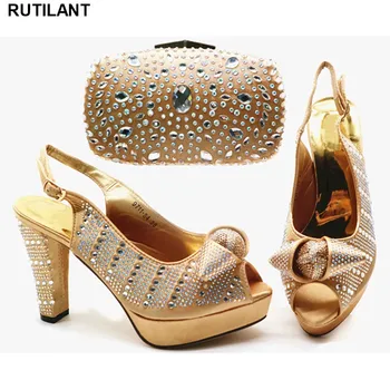 

New Fashion Women Shoes and Bag Set In Italy African Women Shoes and Bag Set Shoes and Bag Italy Set Nigeria Bag and Shoe Set