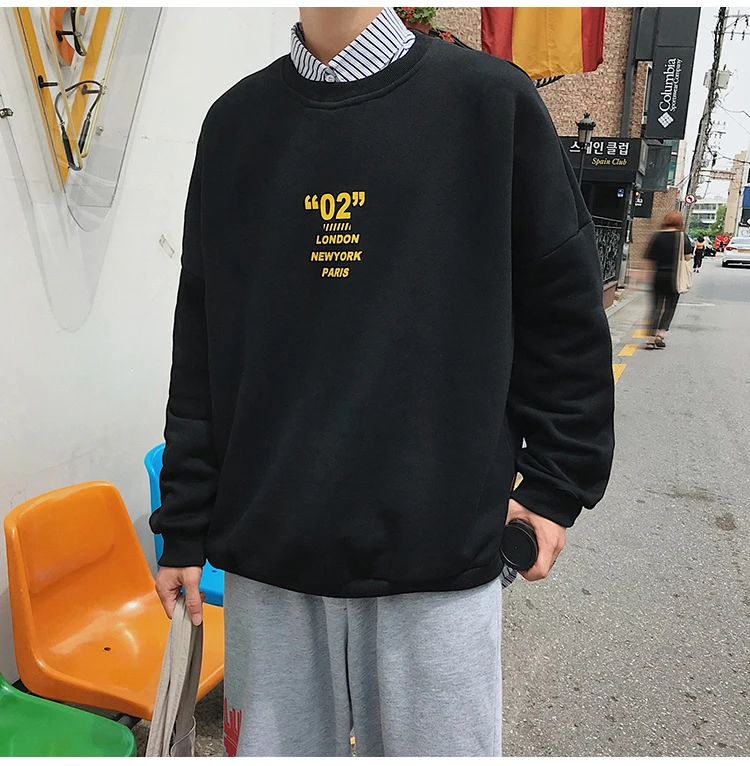 LAPPSTER мужские негабаритные уличные толстовки осенние мужские s Harajuku корейские графические толстовки Толстовка с капюшоном в стиле хип-хоп красочные толстовки