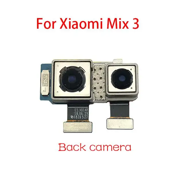 Back Rear Camera Модуль задней камеры гибкий кабель+ запасная фронтальная камера для Xiaomi mi x 3 - Цвет: Back Rear Camera