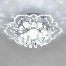 

LED Crystal Ceiling Light Modern Design Flower Shape Ceiling Lamp for Hallway Living Room Lamp Bedroom Kitchen Corridors Light