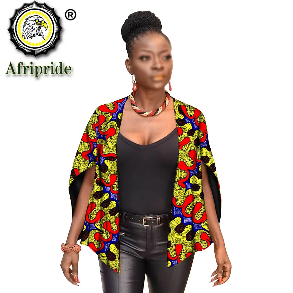 2020 африканская одежда для женщин пальто и куртки Анкара майка Ткань принт Дашики