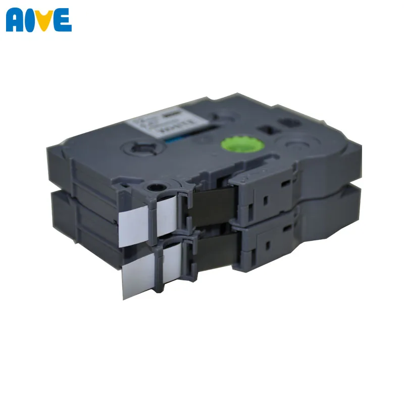 Aive 라미네이트 TZe-221 라벨 테이프 호환 형제 P-touch 9mm 프린터 PT-E500W PTH100 PTD210 tze621 TZe42 노란색