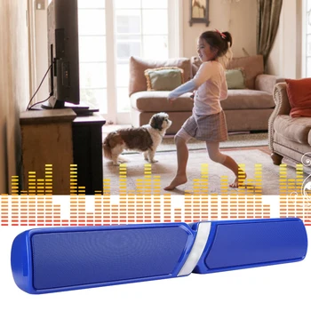 

Wireless Bluetooth Soundbar Hifi Stereo Bass Subwoofer Audio for Home Laptop Computer Mobile Phones