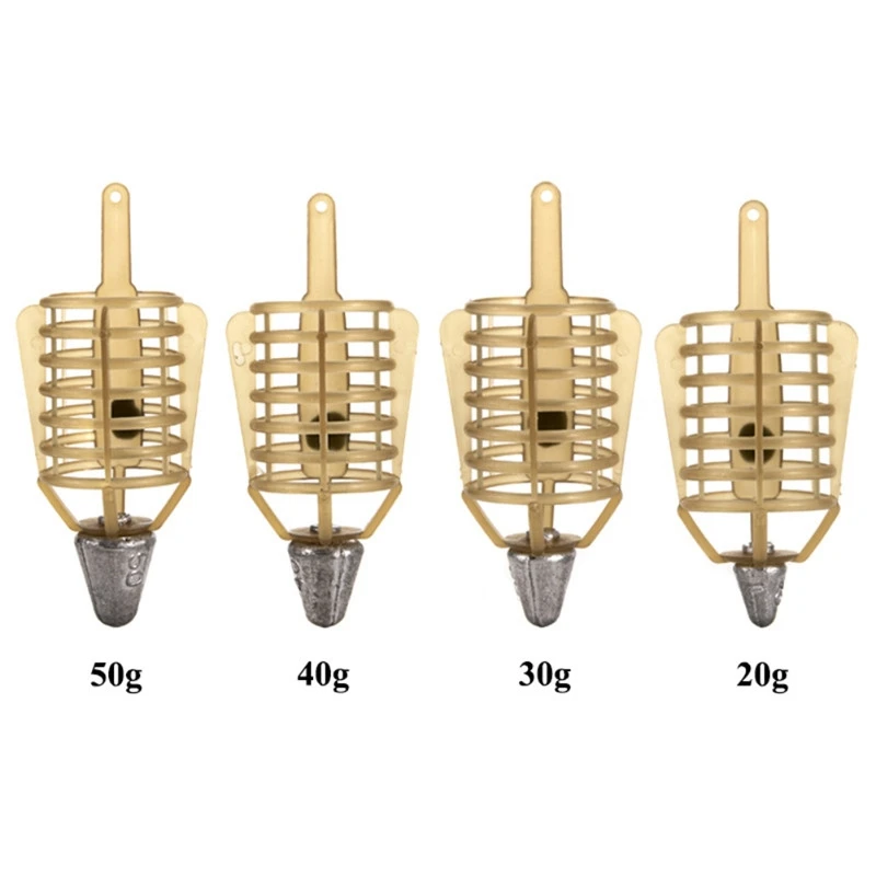 20 г/30 г/40 г/50 г рыболовная клетка для приманки рыболовный разъем свинцовое грузило рыболовная приманка-фидер держатель Метатель Карп рыболовные снасти аксессуар