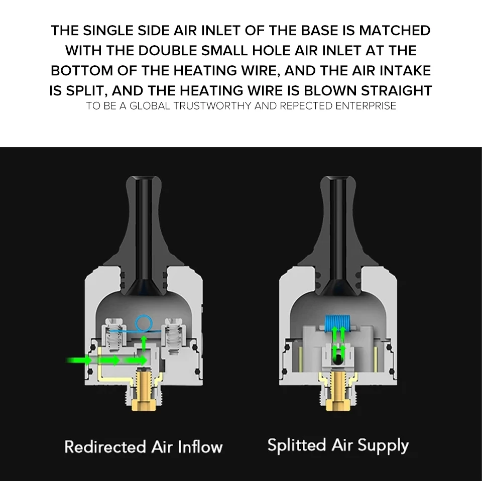 Wotofo STNG MTL RDA Tank 22mm diameter Atomizer 1.2ohm single coil with 510 Squonk Pin & wotofo profile cotton E-Cigarette Tank (9)