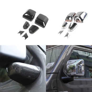 

for Jeep Wrangler JL 2018 2019 Gladiator JT 2020 Reversing Mirror Shell Base Decoration Cover Trim ABS Chrome Car Accessories