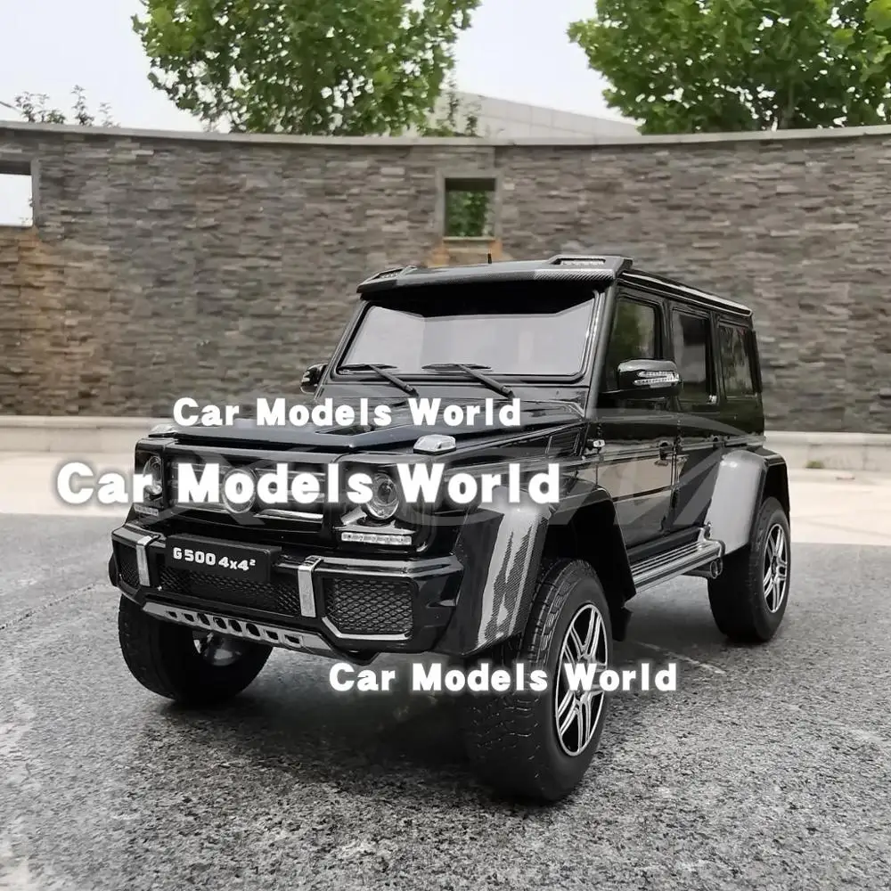 Модель автомобиля под давлением почти настоящая для G-класса 4x4 (черный) 1:18 +