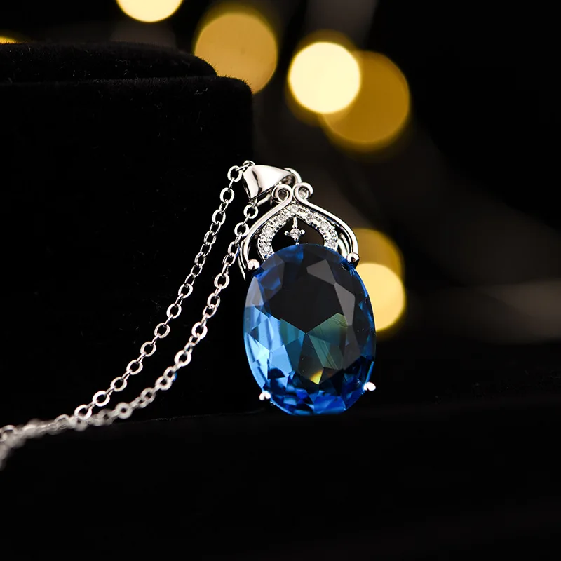 Pendant Necklace 925 Silver Jewelry for Female 5