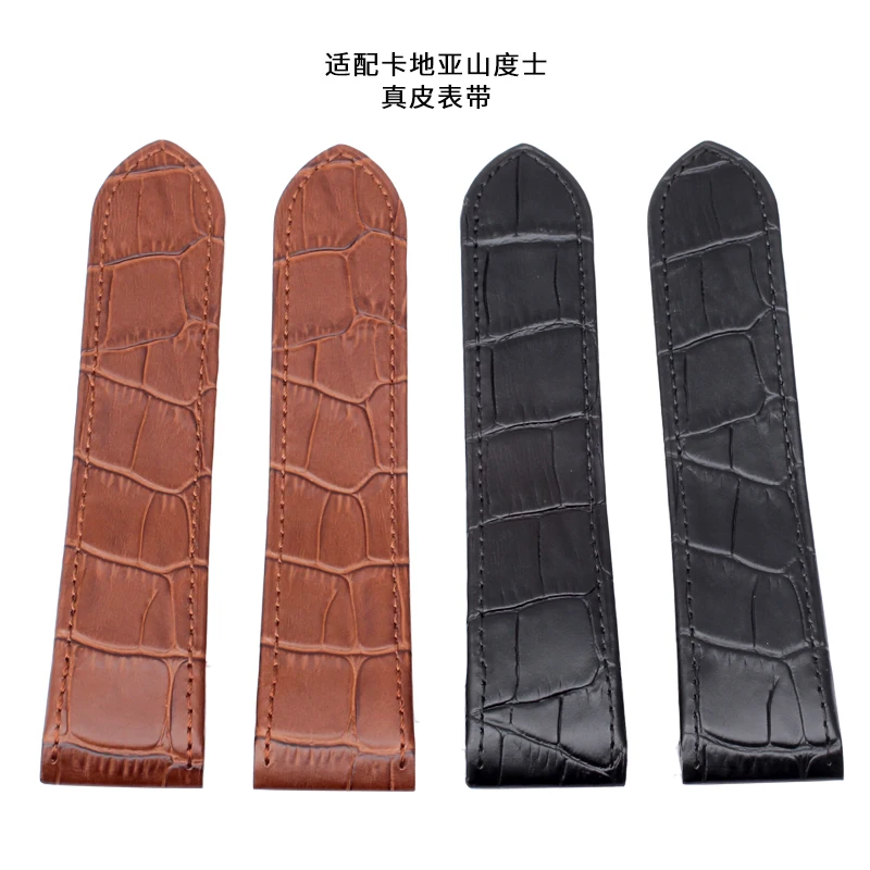 

Genuine Leather Watch Strap For Cartie Santos100 Women's And Men's Wrist Fashion Watch Band Bracelet 20MM 23MM