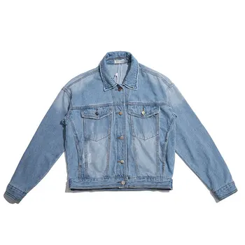 

Women Denim Coat Short Ladies Jean Jacket Spring Autumn loose female Outwear Jackets 2020 New