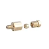 4mm 6mm 8mm OD Brass Compression Ferrule Tube Pipe Fitting Connector Adapter For Oil Lubrication System ► Photo 1/2