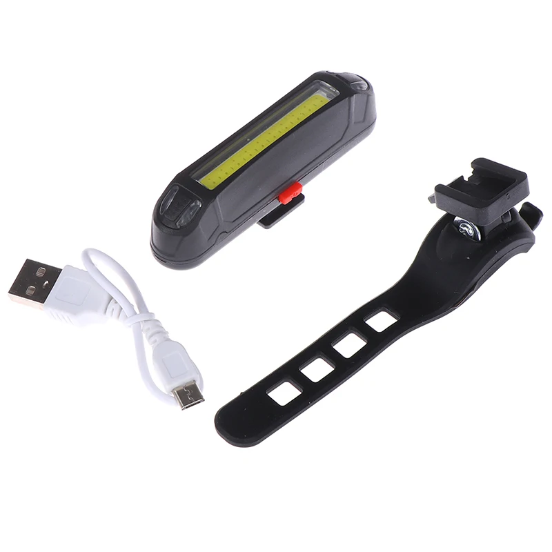 WT Велосипед свет USB Перезаряжаемый светодиодный фонарь супер яркий задний фонарь велосипеда Предупреждение вспышка Велосипедный свет - Цвет: WT