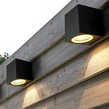 3W Открытый водонепроницаемый лестницы современные светодиодные садовые светильники настенный светильник алюминиевый компактный многофункциональный Декор крыльцо поверхностного монтажа