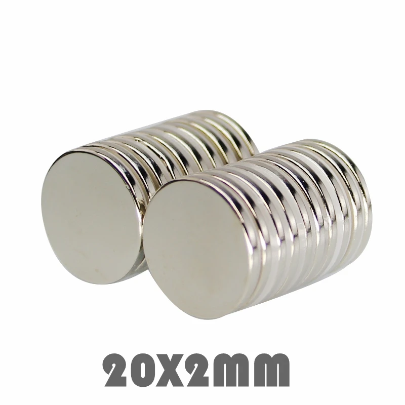

30pcs 20x2 mm Super Powerful Neodymium Magnets Free Shipping N35 20*2 mm Rare Earth Magnet Neodymium Magnets For Crafts