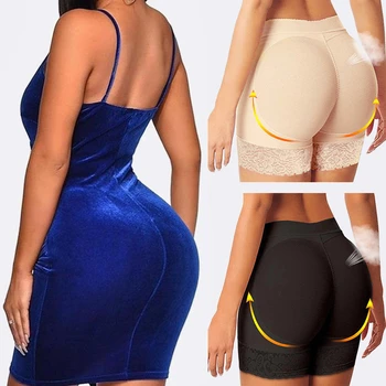 

S-3XL Plus Size Women Shapers Padded Butt Lifter Hip Enhancer Underwear Panties Push Up Body Shaper Seamless Panty Shapewear