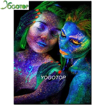 

5D DIY diamond painting cross stitch color Lesbian full square round diamond Emeroidery mosaic hobby puzzle home decor YY2896