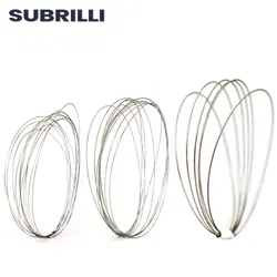 SUBRILLI – fil de coupe diamant super fin galvanisé, 0.4mm/0.6mm/1.0mm, pour bouteille de verre, gravure sur pierre métallique, outil de découpe 
