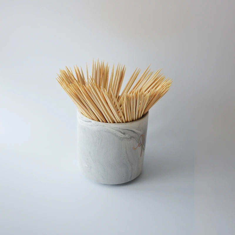 350PCS Short Bamboo Skewers Wooden Barbecue Kebabs Fruit Chocolate Fountain Bars Party Buffet Edible Sticks Can Be Carbonized