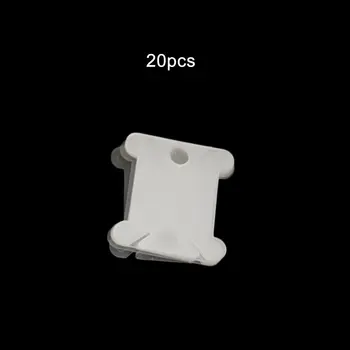 

20/50/100 pcs Plastic Cross Stitch Sewing Tool Winding Board Wire Clamp Holder Storage Wire Coil Embroidery Coil Spool Craft Kit