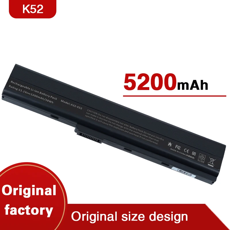 Оригинальный ноутбук Батарея 6 ячеек A52 для Asus A52J K42 K42F K52F K52J серии 70 NXM1B2200Z A31 K5