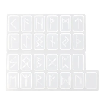 

1pair Resin Molds Casting Epoxy Mirror Surface Rectangle Luhn Sign Handmade Transparent Soft Silicone DIY Craft Clay Ornament