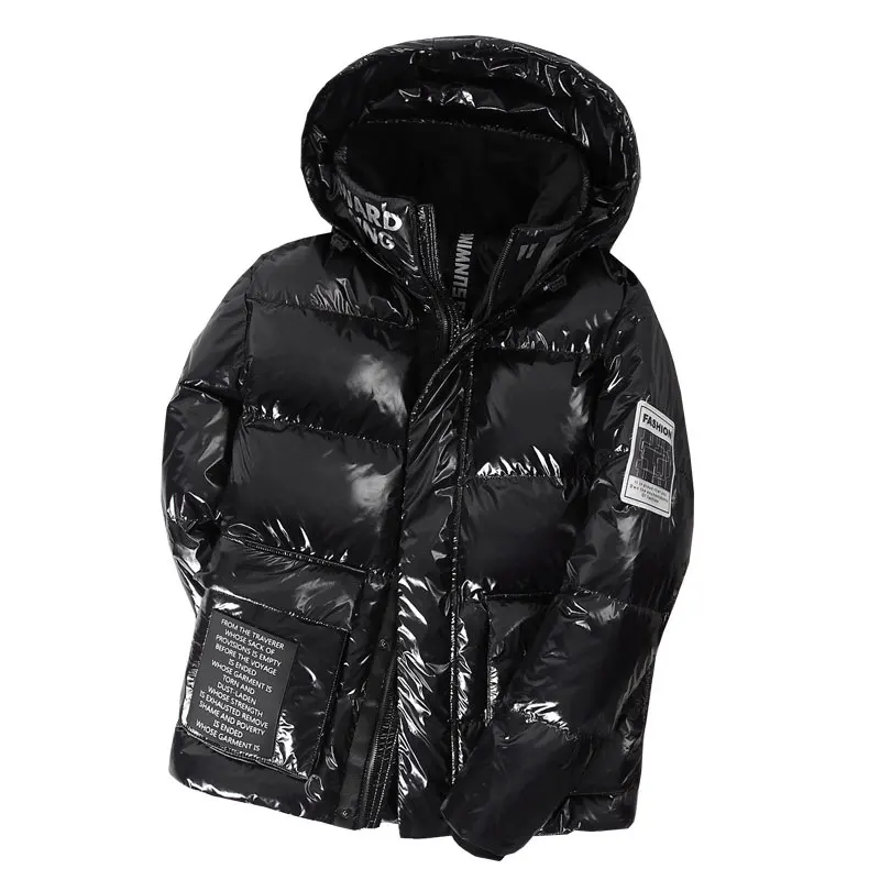 Short Down Coat New 2020 Shiny Fashion Winter
