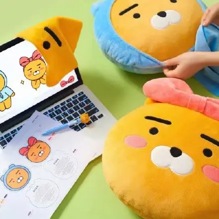 

APEACH RYAN plush pillow kawaii anime stuffed lovely rabbit lion plush doll gift for girl birthday present sofa pillow