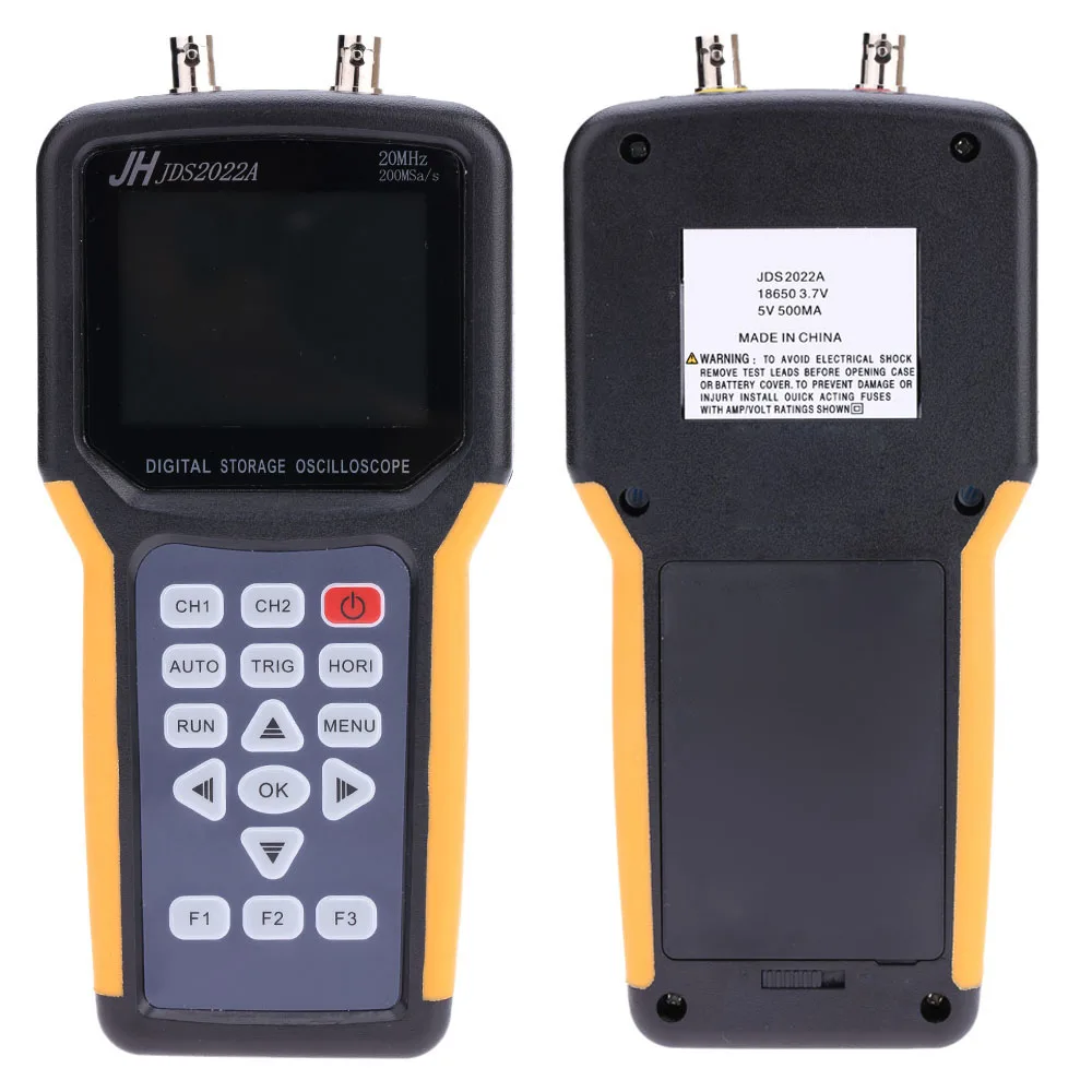 Мини цифровой TFT lcd двухканальный 2 канала Портативный осциллограф osciloscopio измеритель объема 20 МГц полоса пропускания 200MSa/s частота образца