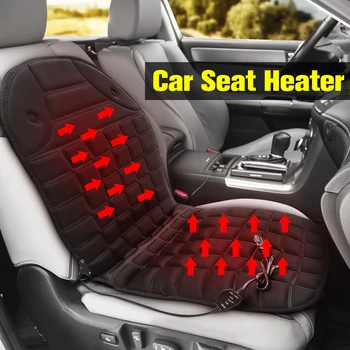 

12V single/pair Heated Car Seat Cushion Cover Seat Heater Warmer Winter Household Cushion Heated Seat Cushion